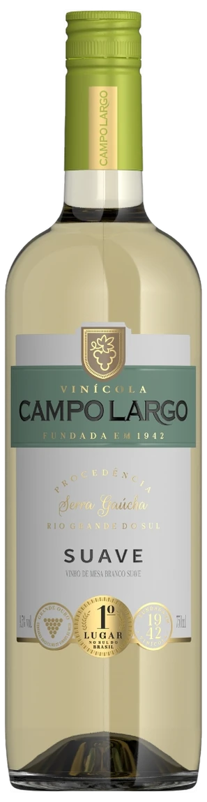 VINHO CAMPO LARGO BRANCO SUAVE