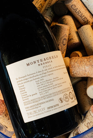 Contrarrótulo do Monteagrelo Syrah, Bressia