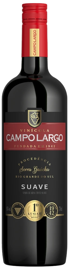 VINHO CAMPO LARGO TINTO SUAVE