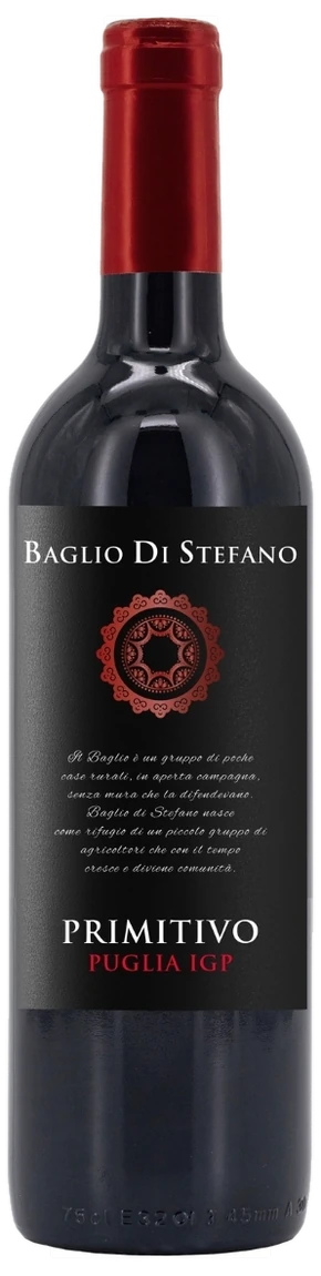 BAGLIO DI STEFANO PRIMITIVO PUGLIA IGP